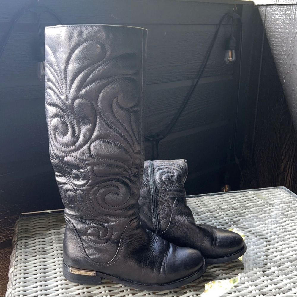 European Leather Boots, size 7